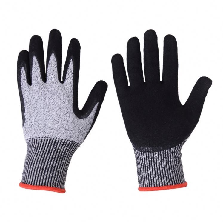 En388 Level 5 13G Hppe Cut Proof Safety Kitchen Cry Anti Cut Resistant Gloves